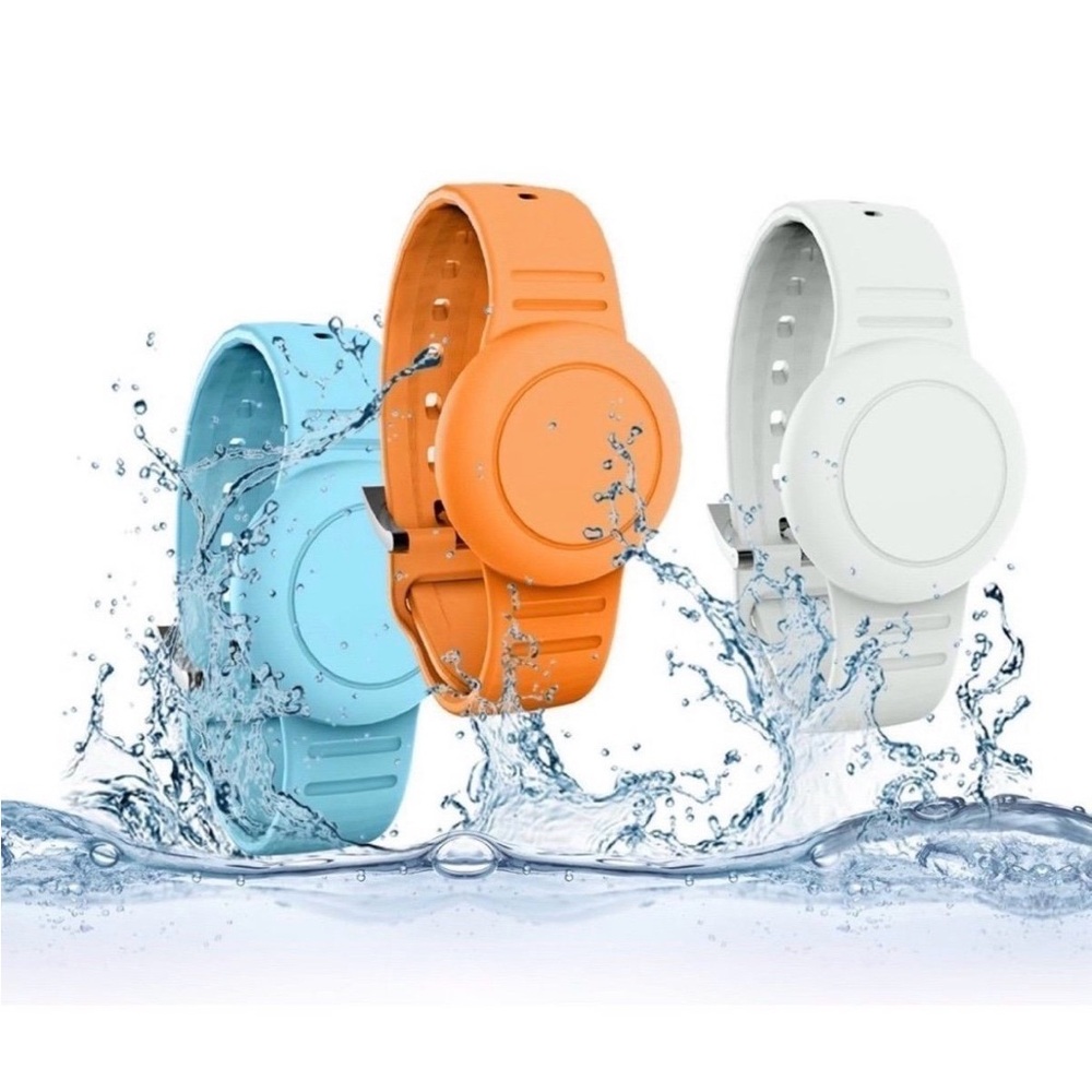 Apple Airtag Holder Watch Band For Kids - 3 Pack - Glow In The Dark - New!
